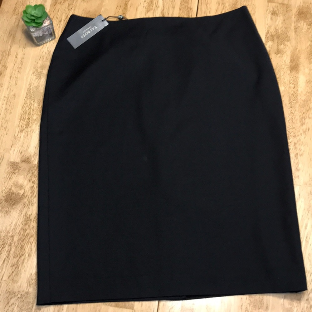 Talbots classic black skirt